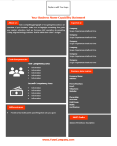 Capability Statement Template