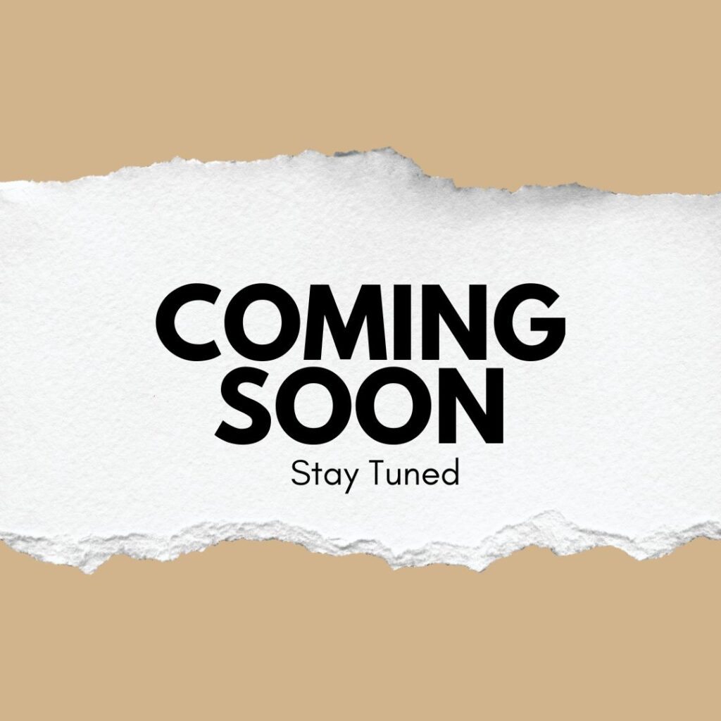 Image stating coming soon